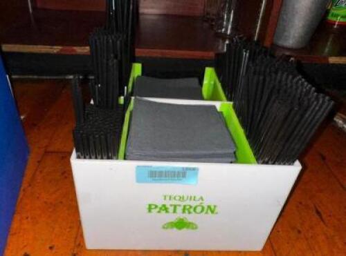 DESCRIPTION (2) PATRON TABLE TOP NAPKIN HOLDERS. THIS LOT IS: ONE MONEY LOCATION MAIN BAR QTY 1