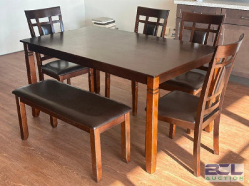 6 PC. DINNING TABLE SET