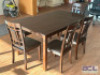 6 PC. DINNING TABLE SET - 4