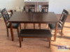 6 PC. DINNING TABLE SET - 7