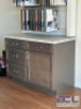 5 COMPARTMENT KITCHEN CABINET WITH SLIDING TRASH CAN TRAY - 6