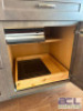 5 COMPARTMENT KITCHEN CABINET WITH SLIDING TRASH CAN TRAY - 12