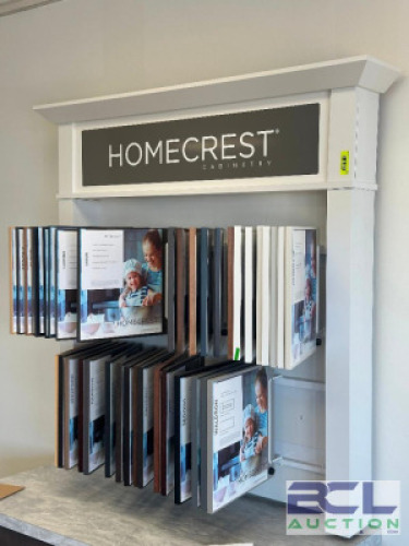 HOMECREST CABINETRY MOUNTED RETAIL DISPLAY