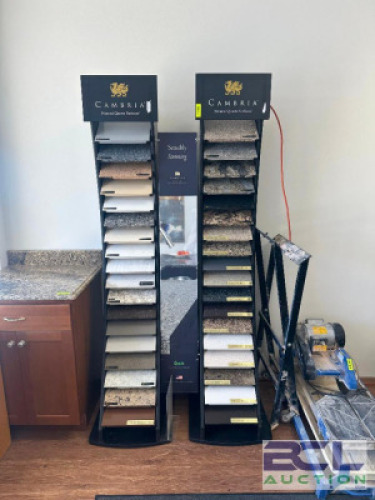 CAMBRIA QUARTZ SURFACES RETAIL DISPLAY RACK