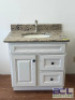3 COMPARTMENT BATHROOM VANITY WITH FAUCET - 2
