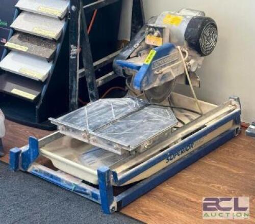 COMMERCIAL TILE WET SAW WITH STAND