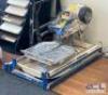 COMMERCIAL TILE WET SAW WITH STAND
