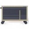 DESCRIPTION: (1) ROLLING TOOLBOX BRAND/MODEL: PROTO INFORMATION: BROWN / TAN, 13 DRAWERS SIZE: 22" X 55" X 39" RETAIL$: $2649.99 EA QTY: 1