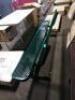 DESCRIPTION: (1) BENCHBRAND/MODEL: GLOBAL INDUSTRIALINFORMATION: GREEN, THERMOPLASTIC COATEDSIZE:&nbsp;APPROX 32"T X 96"LRETAIL$: $858.21 EAQTY: 1 - 2