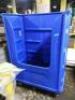 DESCRIPTION: (1) LINEN CART BRAND/MODEL: ROYAL BASKET TRUCKS #20JK35 INFORMATION: BLUE, 3 SHELVES SIZE: 32 IN OVERALL LG, 19 3/4 IN OVERALL WD, 61 IN - 2