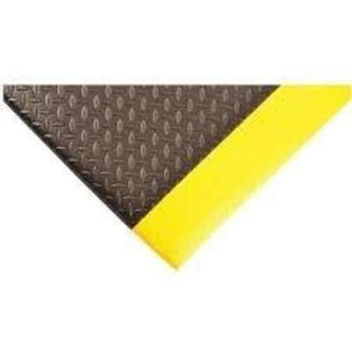 DESCRIPTION: (1) ANTI FATIGUE MAT BRAND/MODEL: CONDOR #36VK97 INFORMATION: BLACK WITH YELLOW STRIPE SIZE: 2' X 60' RETAIL$: $444.60 EA QTY: 1