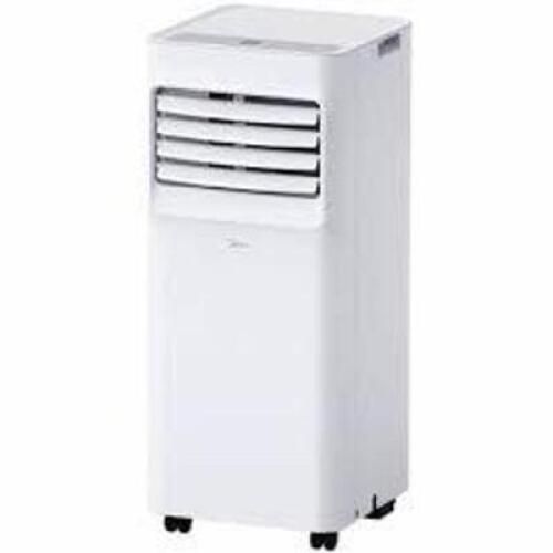 DESCRIPTION: (1) PORTABLE AIR CONDITIONER, 3-IN-1BRAND/MODEL: MIDEA #MAP05R1AWWTINFORMATION: WHITE, WITH REMOTE, LIGHT AND MOBILE,&nbsp;5000 BTU, 115V, 7.3ASIZE: 12.95" X 12.56" X 24.96"RETAIL$: $252.00 EAQTY: 1