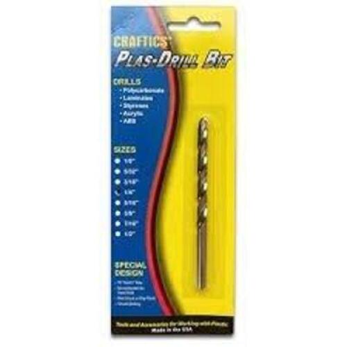 DESCRIPTION: (9) DRILL BITS BRAND/MODEL: PLAS-DRILL #45486964 SIZE: 1/4" RETAIL$: $9.52 EA QTY: 9