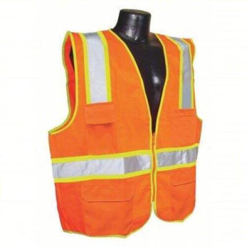 DESCRIPTION: (24) SAFETY VEST BRAND/MODEL: CONDOR #53YM59 INFORMATION: HI-VIS ORANGE SIZE: XL RETAIL$: $33.81 PER VEST QTY: 24