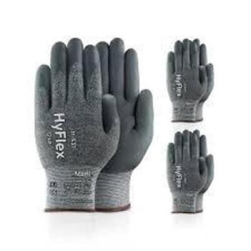 DESCRIPTION: (18) PAIRS OF CUT PROTECTION GLOVES BRAND/MODEL: HYFLEX #11-531 INFORMATION: BLACK SIZE: SIZE 9 RETAIL$: $21.97 EA QTY: 18