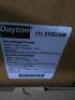 DESCRIPTION: (1) CENTRIFUGAL PUMP BRAND/MODEL: DAYTON #2YEU5 INFORMATION: POLYPROPYLENE, 3 HP HORSEPOWER (MAX), THREE PHASE, 230/460V AC, NPT, NPT RET - 2