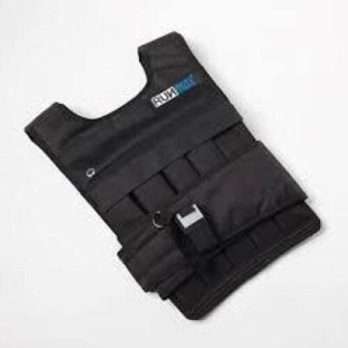 DESCRIPTION: (1) WEIGHTED VEST BRAND/MODEL: RUNMAX #784672583909 INFORMATION: 60 LBS WITH SHOULDER PADS RETAIL$: $59.99 EA QTY: 1