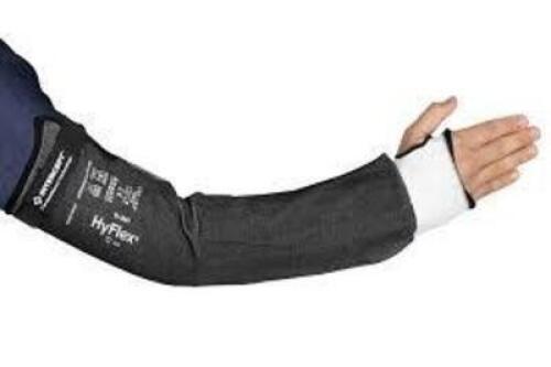DESCRIPTION: (2) CASE OF (50) THUMB SLOT NARROW SLEEVE BRAND/MODEL: HYFLEX #11-281 INFORMATION: GRAY, HPPE SIZE: 22" RETAIL$: $7.69 PER SLEEVE QTY: 2