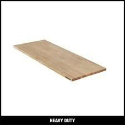DESCRIPTION: (1) WOOD WORKTOP/BUTCHER BLOCK BRAND/MODEL: HUSKY #J4427-HWT-F SIZE: 26-21/32" X 18" X 1-1/2" RETAIL$: $248.00 EA QTY: 1