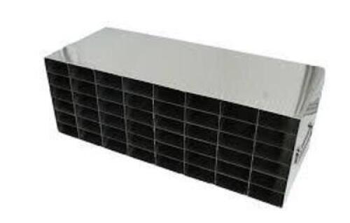 DESCRIPTION: (1) STAINLESS STEEL UPRIGHT FREEZER RACK BRAND/MODEL: ALKALI SCIENTIFIC SIZE: 48 COMPARTMENT RETAIL$: $331.99 EA QTY: 1