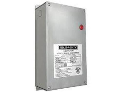 DESCRIPTION: (1) STATIC PHASE CONVERTER BRAND/MODEL: PHASE A MATIC #UL-900HD RETAIL$: $329.00 EA QTY: 1