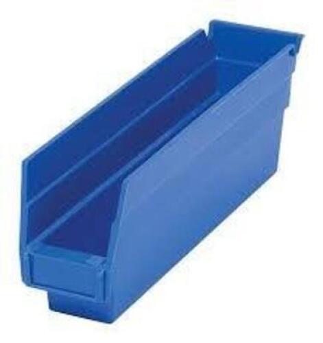 DESCRIPTION: (1) CASE OF (36) STORAGE BINSBRAND/MODEL: QUANTUM STORAGE #QSB100BLINFORMATION: BLUESIZE:&nbsp;11 5/8 in Overall Lg, 2 3/4 in x 4 inQTY: 1