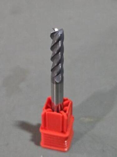 DESCRIPTION: (2) SOLID CARBIDE CORNER RADIUS END MILLS BRAND/MODEL: ACCUPRO 42503748 SIZE: 3/16" DIA 5/8" LOC RETAIL$: $42.70 QTY: 2