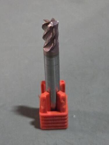 DESCRIPTION: (6) SOLID CARBIDE CORNER RADIUS END MILL BRAND/MODEL: FULLERTON 37541 SIZE: 1/4" DIA RETAIL$: $214.15 QTY: 6