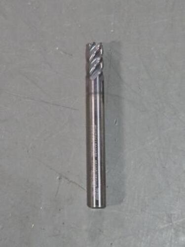 DESCRIPTION: (10) SOLID CARBIDE CORNER RADIUS END MILLS BRAND/MODEL: GORRILA GM316RS5015 SIZE: 3/16" MILLING DIA 3/8" LOC 1.02" RAD RETAIL$: $326.10 Q