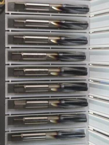 DESCRIPTION: (10) HSS SPIRAL FLUTE TAPS BRAND/MODEL: OSG V-TI-SFT SIZE: M10X1.0 RETAIL$: $525.90 QTY: 10