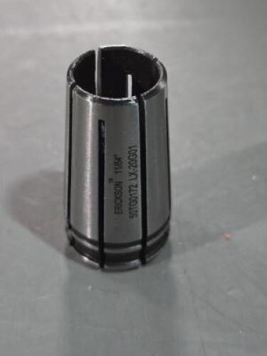 DESCRIPTION: (4) TAPER SHANK SINGLE ANGLE COLLET BRAND/MODEL: ERICKSON 50TG0172 SIZE: 11/32" RETAIL$: $125.20 QTY: 4
