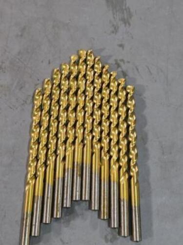 DESCRIPTION: (24) HSS JOBBER DRILL BITS BRAND/MODEL: WESTWARD 6PRN3 SIZE: #5 RETAIL$: $166.08 QTY: 24