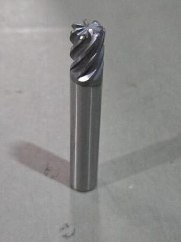 DESCRIPTION: (2) SOLID CARBIDE CORNER RADIUS END MILL BRAND/MODEL: MA FORD 119160 SIZE: 3/8" DIA 1/2" LOC 0.060CR RETAIL$: $132.61 QTY: 2