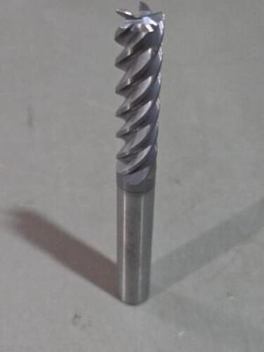DESCRIPTION: (2) SOLID CARBIDE CORNER RADIUS END MILL BRAND/MODEL: MA FORD 37020 SIZE: 3/8" DIA 1-5/8" LOC RETAIL$: $200.60 QTY: 2