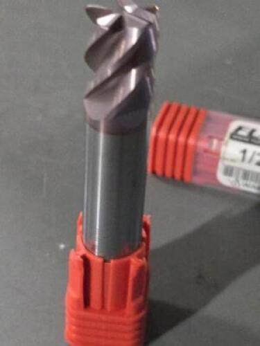 DESCRIPTION: (2) SOLID CARBIDE CORNER RADIUS STUB END MILL BRAND/MODEL: FULLERTON 37629 SIZE: 1/2" DIA RETAIL$: $173.98 QTY: 2
