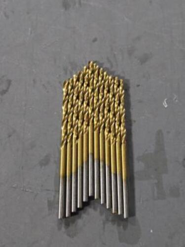 DESCRIPTION: (4) PACKS OF (12) JOBBER DRILL BITS BRAND/MODEL: WESTWARD 6PRU3 SIZE: 1-1/8" DIA RETAIL$: $93.60 QTY: 4
