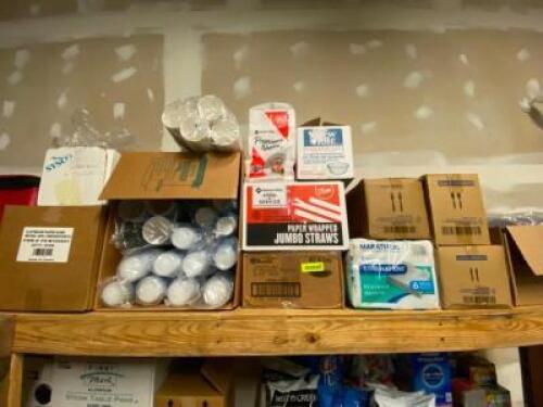 (1) LOT OF ASSORTED PAPER PRODUCTS.