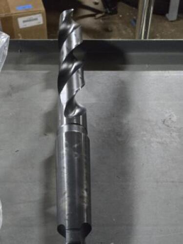 DESCRIPTION: (1) HSS TAPER SHANK DRILL BIT BRAND/MODEL: HERTEL 89323463 SIZE: 1-37/64" DIA RETAIL$: $504.69 QTY: 1