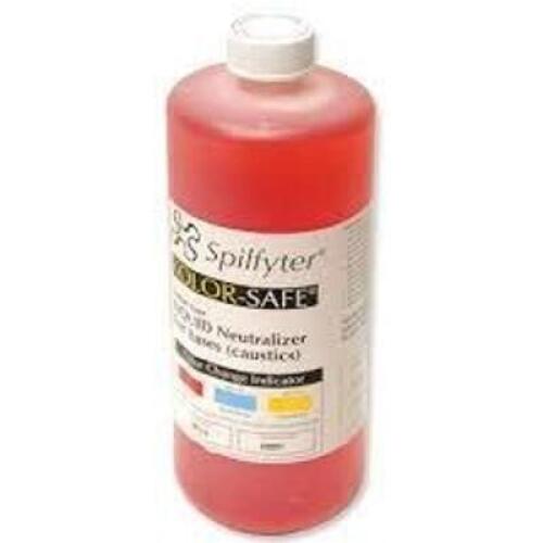 DESCRIPTION: (6) LIQUID NEUTRALIZER FOR BASES BRAND/MODEL: SPILFYTER KOLOR-SAFE SIZE: 1 QT RETAIL$: $30.83 EA QTY: 6
