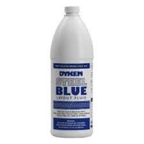 DESCRIPTION: (3) BOTTLES OF LAYOUT FLUID BRAND/MODEL: DYKEM STEEL BLUE SIZE: 31.5 FL OZ RETAIL$: $21.89 EA QTY: 3