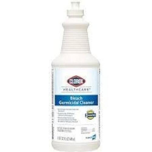 DESCRIPTION: (6) BLEACH GERMICIDAL CLEANER BRAND/MODEL: CLOROX HEALTHCARE #6VDE5 INFORMATION: READY TO USE SIZE: 32 OZ RETAIL$: $140.00 TOTAL QTY: 6