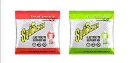 DESCRIPTION: (6) PACKS OF SPORTS DRINK POWDER CONCENTRATE BRAND/MODEL: SQWINCHER INFORMATION: 3 LEMON LIME AND 3 FRUIT PUNCH SIZE: 2.5 GALLON PER PACK