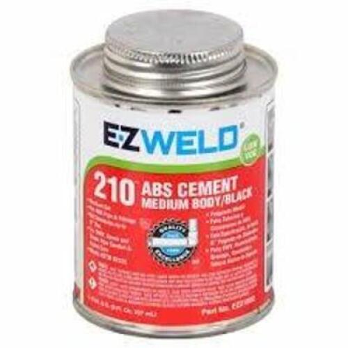 DESCRIPTION: (4) ABS CEMENT BRAND/MODEL: EZ-WELD 210 SIZE: 8 FL OZ RETAIL$: $5.00 EA QTY: 4