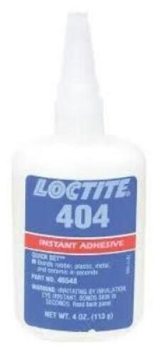 DESCRIPTION: (4) INSTANT ADHESIVE BRAND/MODEL: LOCTITE 404 #36D059 SIZE: 4 OZ RETAIL$: $244.17 EA QTY: 4