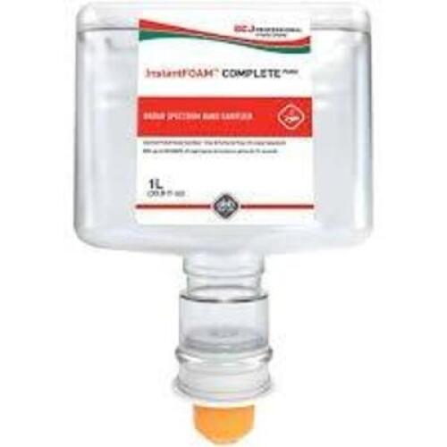 DESCRIPTION: (2) CASE OF (3) HAND SANITIZER REFILLBRAND/MODEL: SCJ INSTANTFOAM COMPLETE #46066734SIZE: 1LRETAIL$: $161.63 EAQTY: 2