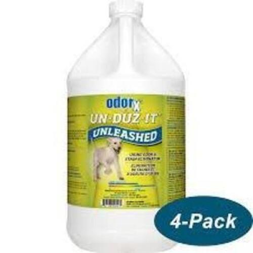 DESCRIPTION: (2) URINE ODOR AND STAIN ELIMINATOR BRAND/MODEL: ODOR X UN-DUZ-IT SIZE: 1 GALLON RETAIL$: $32.23 EA QTY: 2