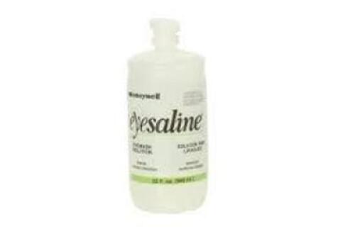 DESCRIPTION: (6) EYESALINE EYEWASH BRAND/MODEL: HONEYWELL #3ARE1 SIZE: 32 OZ RETAIL$: 14.32 EA QTY: 6