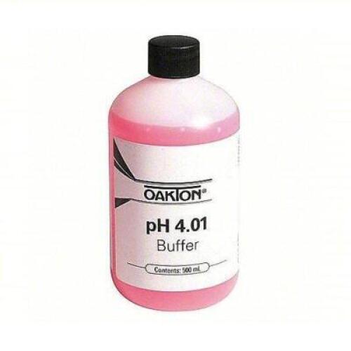 DESCRIPTION: (12) BUFFER SOLUTION BRAND/MODEL: OAKTON #4YMT3 INFORMATION: PH,4.01 SIZE: 500 ML RETAIL$: $26.81 EA QTY: 12