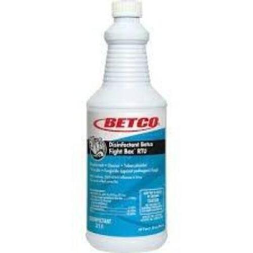 DESCRIPTION: (6) DISINFECTANT BETCO FIGHT BAC RTU BRAND/MODEL: BETCO SIZE: 1 QT RETAIL$: $8.00 EA QTY: 6