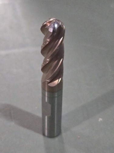 (2) SOLID CARBIDE BALL END MILL